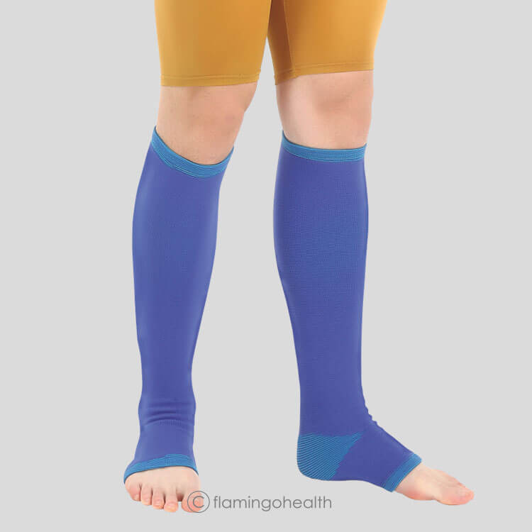 Flamingo Varicose Vein Compression Stockings (Above Knee ) (Color May Vary)