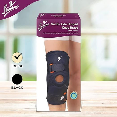 FLA Orthopedics FL373501SBLK SAFETSPORT WrapAround Hinged Knee Brace Size  XSmall
