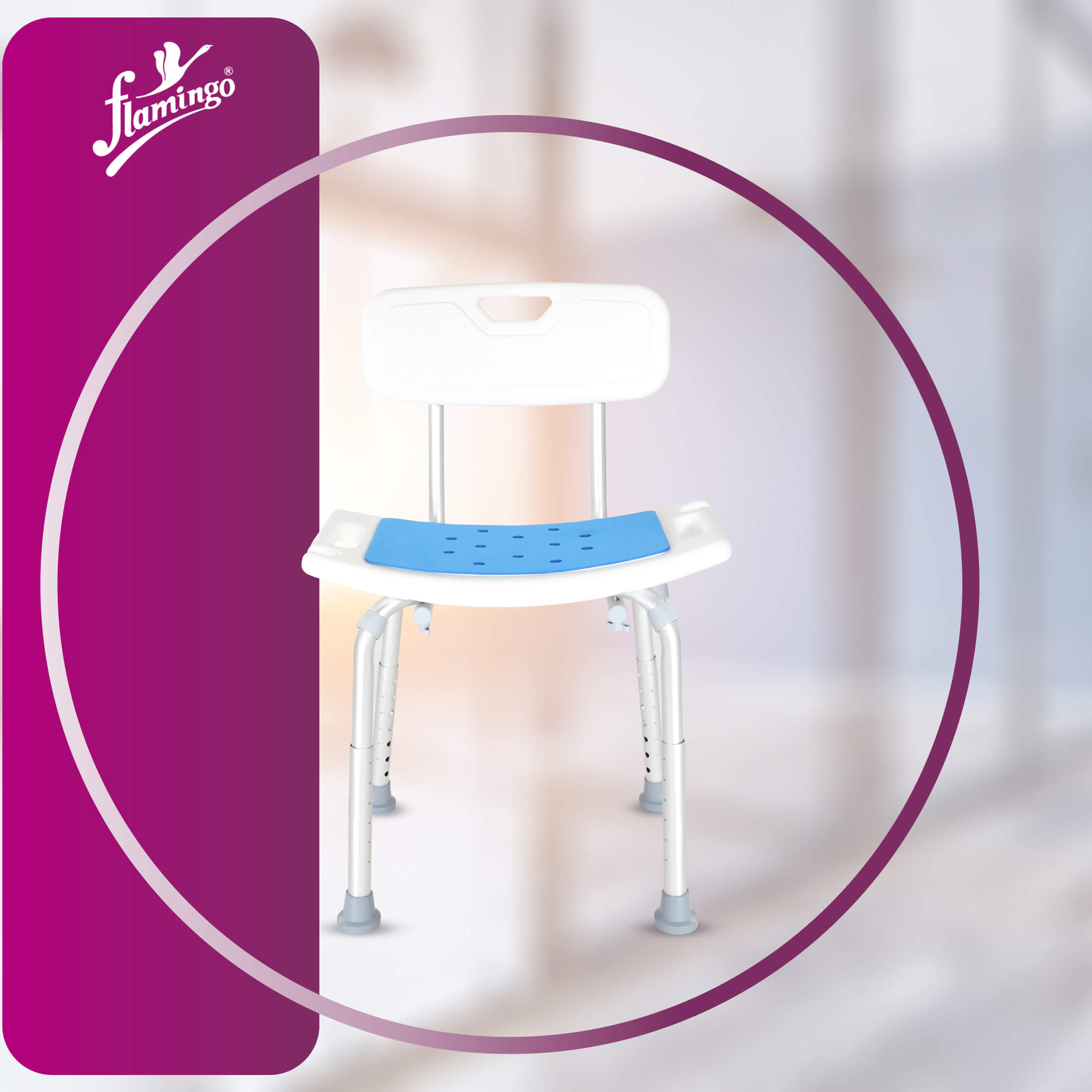 Shower stool with backrest
Anti-skid shower chair
Adjustable shower stool
Shower chair for elderly
Corrosion-proof shower chair
Comfortable bathroom stool
Shower seat with back support
