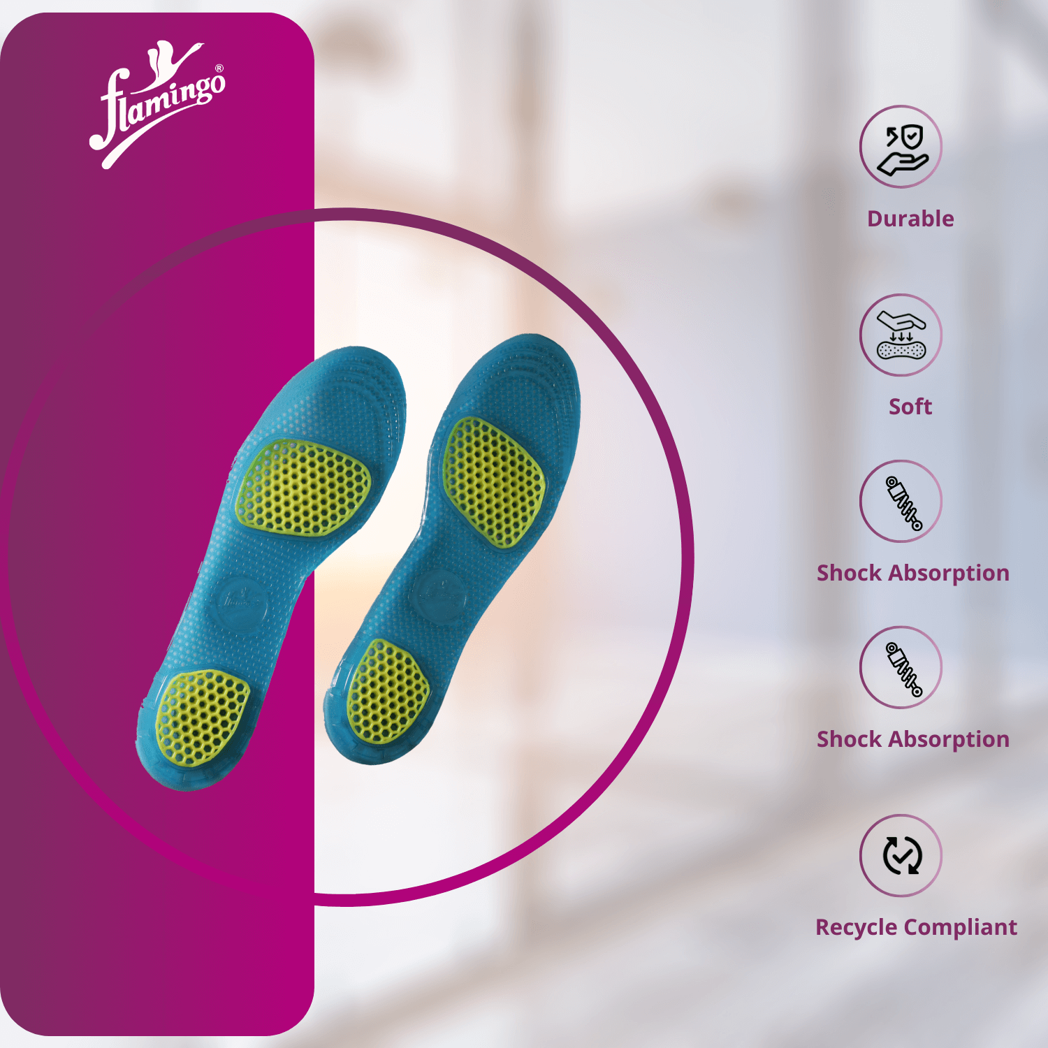 Gel Foot Care Insole (Male)