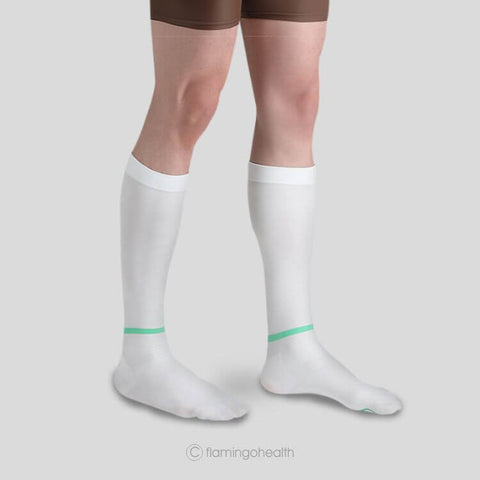 TED KNEE HIGH ANTI EMBOLISM STOCKINGS-IMPORTED WHITE Manufacturer